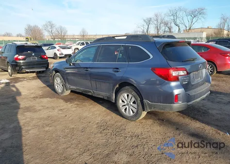 2015 Subaru Outback 2.5I Premium z USA, uszkodzony, nr VIN 4S4BSADC4F3266590